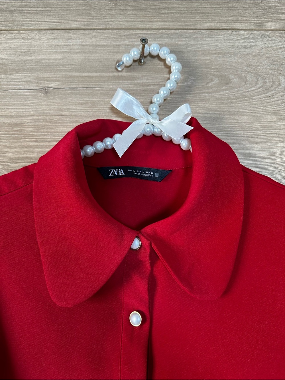 Zara Red Short Sleeve Polo Mini Dress - Picture 5 of 11